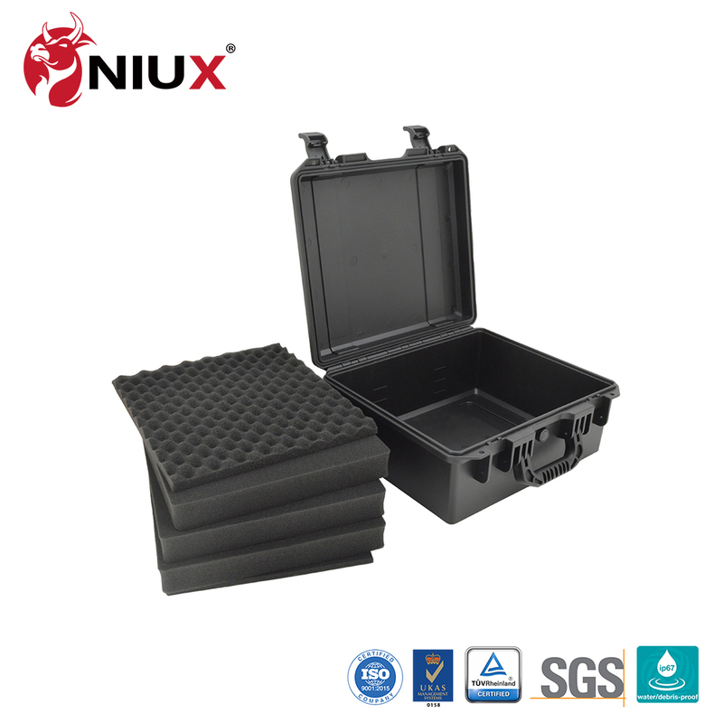 Waterproof Injection Molding Hard Plastic Case Equipment Tool Carrying Case