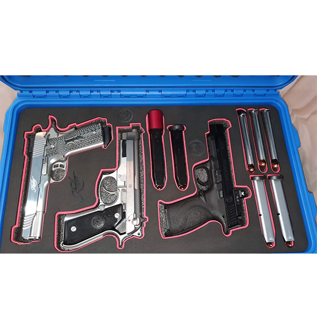 Pistol Case Waterproof Plastic Protective Gun Case 